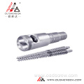 Full Covering 55/110mm Twin Conical Screw&Barrel/Cylinder for Plastic Extruder Machine